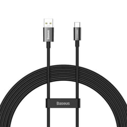 Baseus Superior Series (SUPERVOOC) 65W Fast Charging Data Cable USB to Type-C Cable - black, 2m