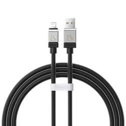 Baseus CoolPlay Series Fast Charging Cable USB to iP 2.4A - black, 1m