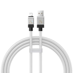 Baseus CoolPlay Series Fast Charging Cable USB to iP 2.4A - white, 1m