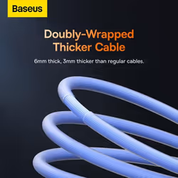Baseus CoolPlay Series Fast Charging Cable USB to iP 2.4A - blue, 1m