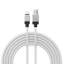 Baseus CoolPlay Series Fast Charging Cable USB to iP 2.4A - white, 2m