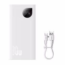Baseus PPAD080002, 10000 mAh, Lithium Polymer (LiPo), Adaptive Fast Charging, Power Delivery 3.0, Quick Charge 3.0, 7.4 V, Wh ...