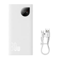 Baseus PPAD080002 power bank Lithium Polymer (LiPo) 10000 mAh White