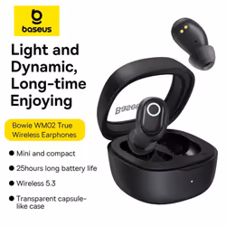 Baseus Bowie Wm02 Universal True Wireless Earphones - Blue