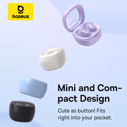 Baseus Bowie Wm02 Universal True Wireless Earphones - Blue