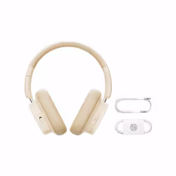Baseus Bowie H1i Headset Wireless Head-band Calls/Music USB Type-C Bluetooth White - Additional view 6