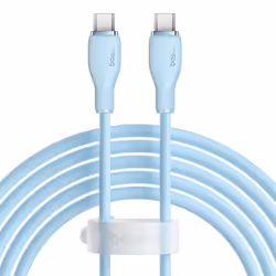 Baseus Pudding Series Fast Charging Cable Type-C to Type-C 100W - 2m, Blue