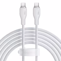 Baseus Pudding Series Fast Charging Cable Type-C to Type-C 100W - 2m, White