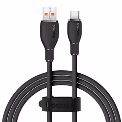Baseus Pudding Series Fast Charging Cable 100W USB to Type-C Cable - black, 1.2m