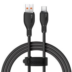 Baseus Pudding Series Fast Charging Cable 100W USB to Type-C Cable - black, 1.2m
