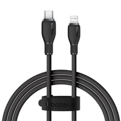 Baseus Pudding Series Fast Charging Cable Type-C to iP 20W for iPhone - black, 1.2m