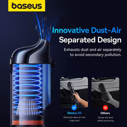 Baseus A5 Car Vacuum Cleaner 16000pa 130W Auto Vacuum 7500mAh Household Vacuum - Black - Additional view 10