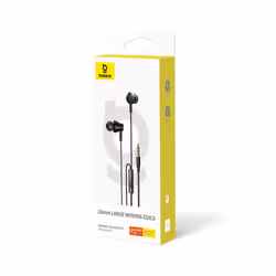 Baseus ENCOK HZ11 3.5MM MİKROFONLU KULAKLIK-SİYAH headphones/headset Wired In-ear Calls/Music/Sport/Everyday Black