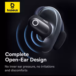 Baseus Eli Sport 1 Open Ear Bluetooth Headphones - White