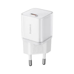 Baseus GaN5S Fast Charger 30W  Type-C Charger for iPhone Xiaomi Samsung - White