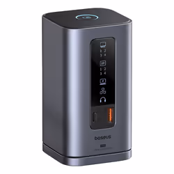 Baseus Spacemate, USB Type-C, 3.5mm, DisplayPort, HDMI, RJ-45, USB 2.0, USB 3.2 Gen 2 (3.1 Gen 2) Type-A, USB 3.2 Gen 2 (3.1 ...