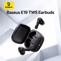 E19 True Wireless Earphoneswith Big Bass Bluetooth 5.3 - White