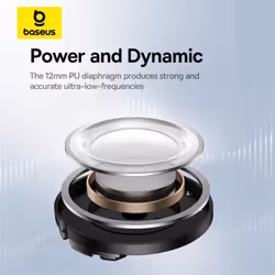 E19 True Wireless Earphoneswith Big Bass Bluetooth 5.3 - White