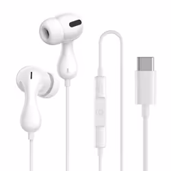 Baseus Encok Cz20 Wired Earphones - white, type-C