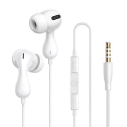 Baseus Encok Cz20 Wired Earphones - white, 3.5mm