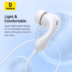 Baseus Encok Cz20 Wired Earphones - black, 3.5mm - Additional view 4