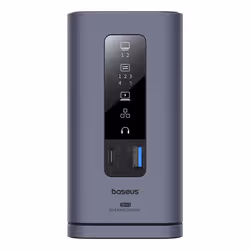 Baseus Spacemate, USB Type-C, 3.5mm, HDMI, RJ-45, USB 2.0 Type-A, USB 3.2 Gen 1 (3.1 Gen 1) Type-A, USB 3.2 Gen 1 (3.1 Gen 1) ...