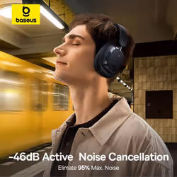 10 Max Noise Cancelling Wireless Headphones - Black