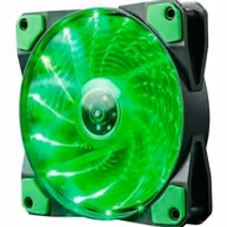 Marvo FN-10 GREEN computer cooling system Computer case Fan 12 cm Black, Green