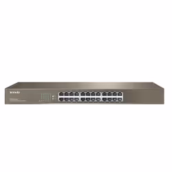 Tenda TEG1024G, Unmanaged, Full duplex, Rack mounting