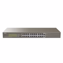Tenda TEG1124P-24-250W, Unmanaged, Gigabit Ethernet (10/100/1000), Power over Ethernet (PoE), Rack mounting