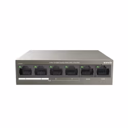 Tenda TEF1106P-4-63W, 10,100 Mbit/s, 10/100, IEEE 802.3, IEEE 802.3af, IEEE 802.3at, IEEE 802.3u, IEEE 802.3x, Cat5, Cat5e, B ...