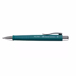 Faber-Castell 241167, Clip, Clip-on retractable ballpoint pen, Refillable, Blue, 1 pc(s), Extra Bold