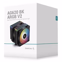 DeepCool AG620 BK ARGB V2 Chipset, Motherboard Air cooler 12 cm Black 1 pc(s) - Additional view 6