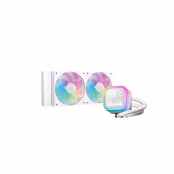 DeepCool LP240, All-in-one liquid cooler, 12 cm, White