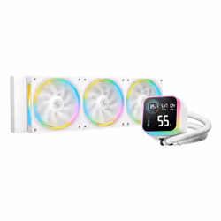 DeepCool LQ360 WH, Liquid cooling kit, 12 cm, Black