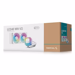 DeepCool LE240 V2 Processor All-in-one liquid cooler 12 cm White - Additional view 6