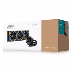 DeepCool LM360 Processor Liquid cooling kit 12 cm Black 1 pc(s) - Additional view 6