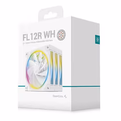 DeepCool FL12R WH-3 IN 1 Computer case Fan 12 cm White 3 pc(s) - Additional view 6