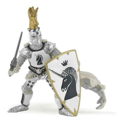 Papo 39915 Weapon master unicorn THE MEDIEVAL ERA Figurine, multicolour
