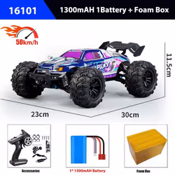 4x4 Remote Control Car 16101PRO/16102PRO Brushless 4WD 70KM/H 2.4G RC Car Electric High Speed Off-Road Drift Toys for C - as  ...