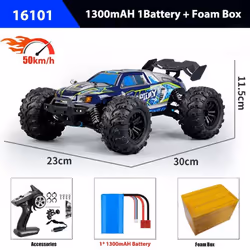 4x4 Remote Control Car 16101PRO/16102PRO Brushless 4WD 70KM/H 2.4G RC Car Electric High Speed Off-Road Drift Toys for Chi - a ...