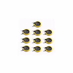 10X EEMB Battery with Solder Tabs Non-Rechargeable Tabbed 3V CR2032 Lithium Batteries UL Certified (CR2032-PCN2)