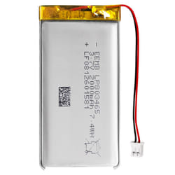 Lithium Polymer battery 3.7V 2000mAh 803465 Lipo Rechargeable Battery Pack with wire JST Connector-confirm device & connector polarity before purchase