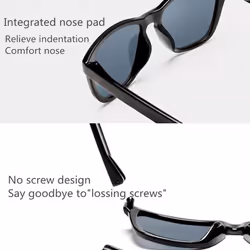XIAOMI Mijia Classic Square Sunglasses Selfrepairing TAC Polarizing Lense No Scew Sunglasses 6 Layer Polarizing Film