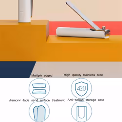 XIAOMI Stainless Steel Anti-splash Nail Clipper Cutter Cleaner Fingernail Toenail Manicure Pedicure - White