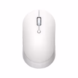 Xiaomi Mi Dual Mode Silent Edition White, Ambidextrous, Laser, RF Wireless + Bluetooth, 1300 DPI, White