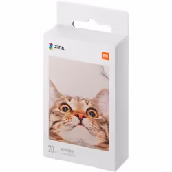 Xiaomi TEJ4019GL, Matt, 287 g/m², ZINK (Zero ink), 5x7.6 cm, White, 20 sheets