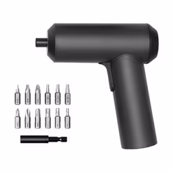 Xiaomi Mi Cordless Screwdriver, Power screwdriver, Pistol handle, 1/4", Magnetic bit holder, Grey, 200 RPM