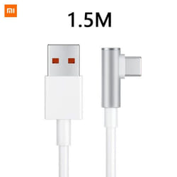 XIAOMI Extra Long  6A 1.5M L Type-C Phone Cable for Game - 1.5M