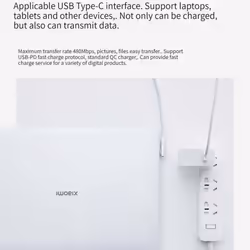 XIAOMI Extra Long  6A 1.5M L Type-C Phone Cable for Game - 1.5M